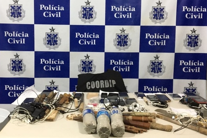 Jequié: Operação ”The Dollar Rising” apreende drogas e celulares dentro do Conjunto Penal