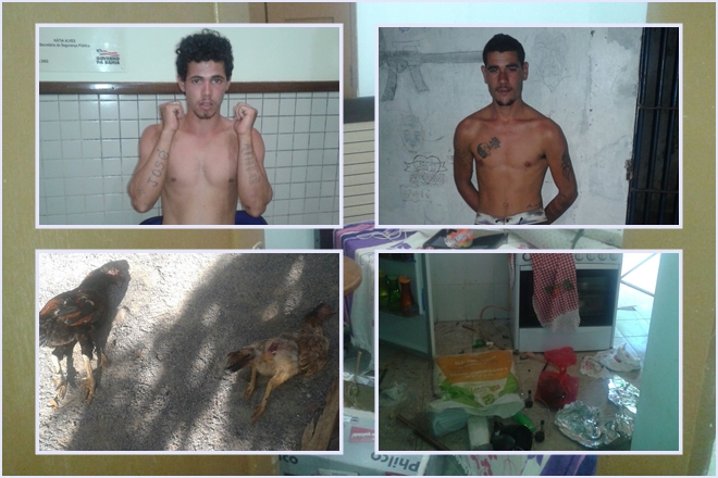 Dupla é presa em Paramirim após arrombar residência