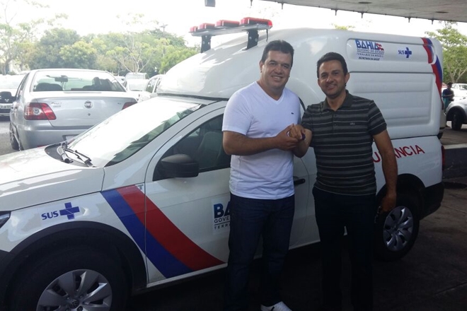 Prefeitura de Rio de Contas recebe nova ambulância para o município
