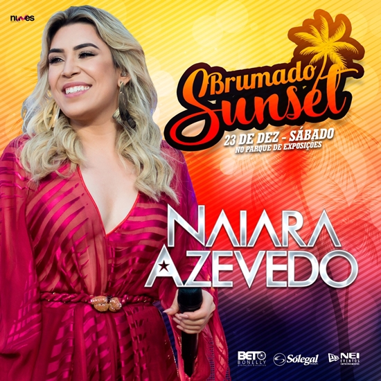 Brumado Sunset: Naiara Azevedo é a primeira atração confirmada para o evento
