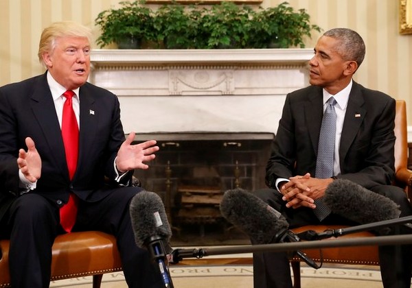 Donald Trump acusa Barack Obama de grampear seu telefone na eleição