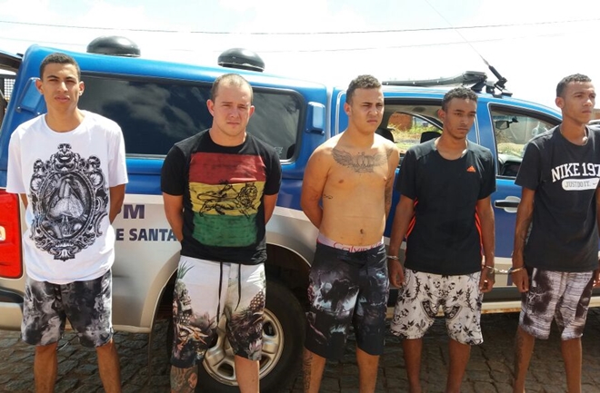Quadrilha especializada em roubo a bancos é presa em Riacho de Santana