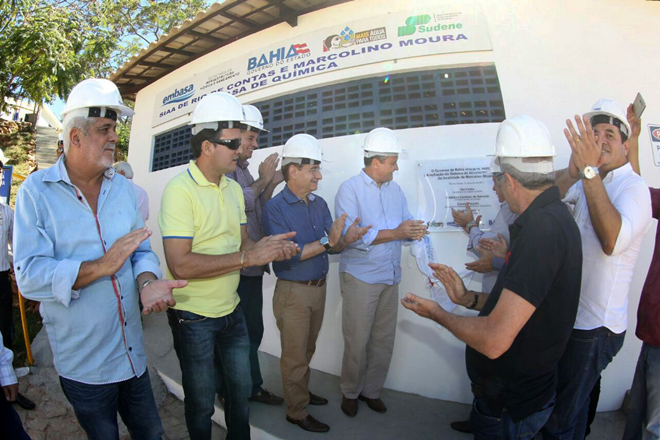 Governador Rui Costa inaugura a ampliação do Sistema de Abastecimento de Água e implantação da adutora de água tratada, no município de Rio de Contas