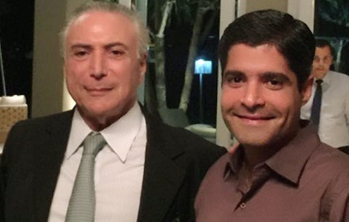 Em jantar com Temer, Neto comunica interesse em disputar o governo da Bahia
