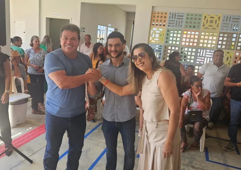 Deputado Marquinho Viana participa da inauguração da nova creche em Vila Mariana, Caraíbas