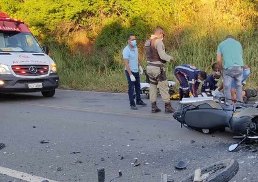 Jaguaquara: Agente da Guarda Municipal morre após colisão entre motocicletas