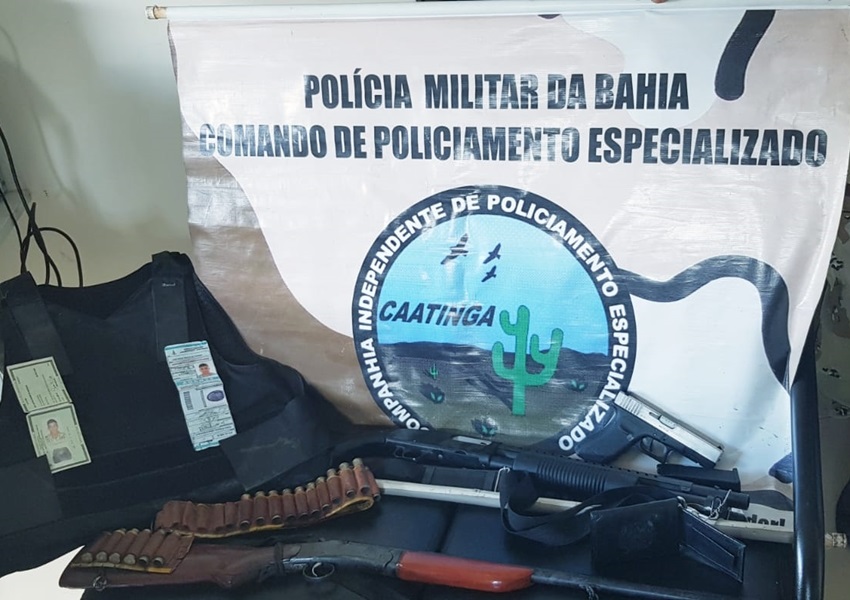 Criminoso que se dizia policial é preso pela Cipe Caatinga