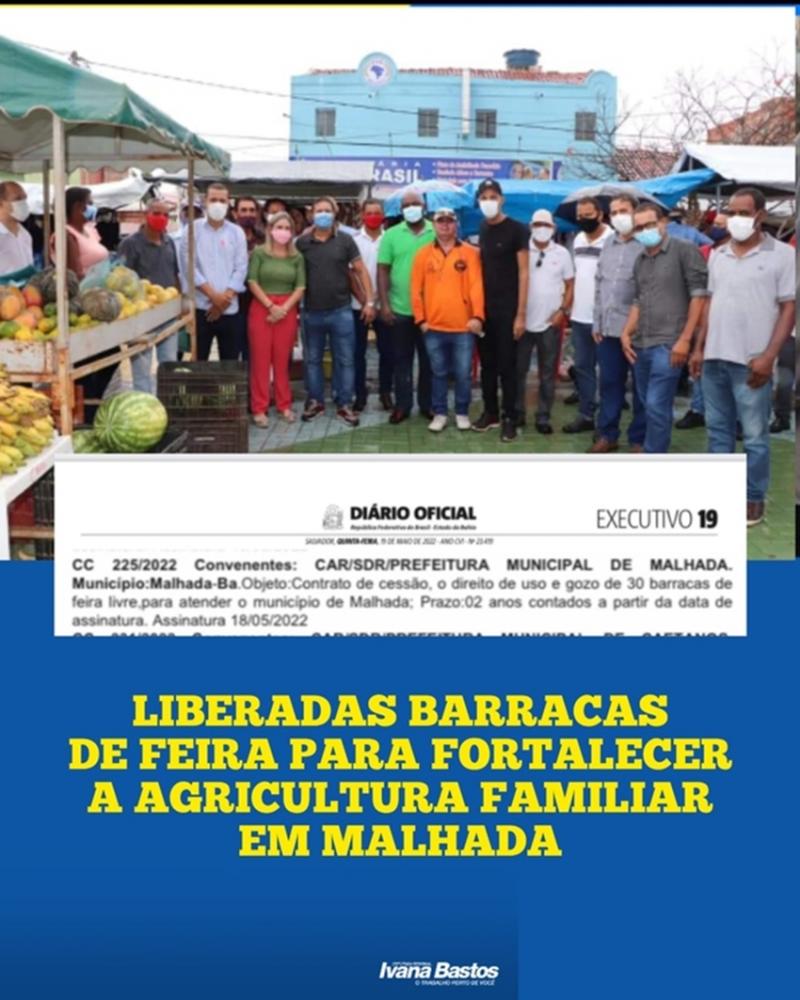 Ivana e Gimmy garantem investimentos para a agricultura familiar de Malhada