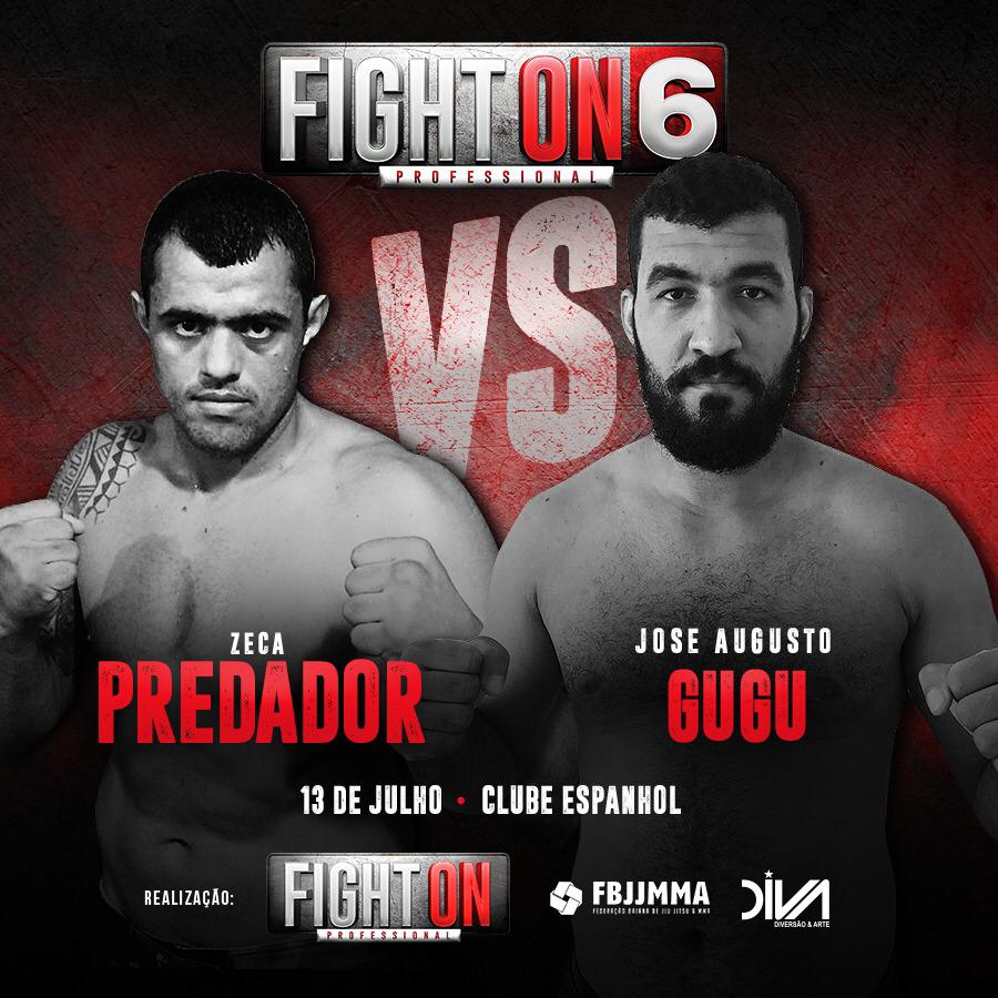 Zeca Predador se prepara para enfrentar Gugu no maior evento de MMA de Salvador; Evento será transmitido pela Band