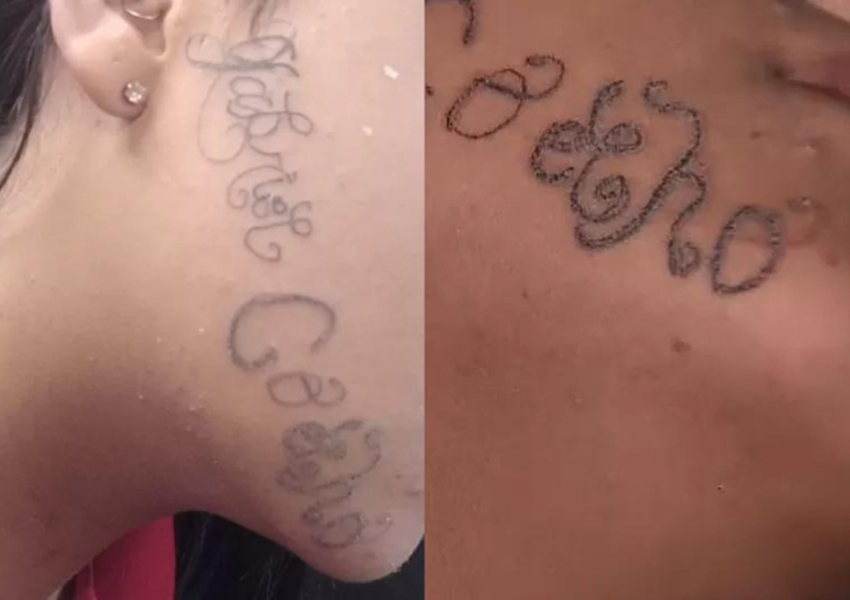 Jovem de 18 anos desaparece e é encontrada com nome do ex-namorado tatuado no rosto