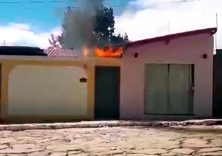 Ocorrência de surto psicótico e incêndio em residência é registrada em Rio de Contas