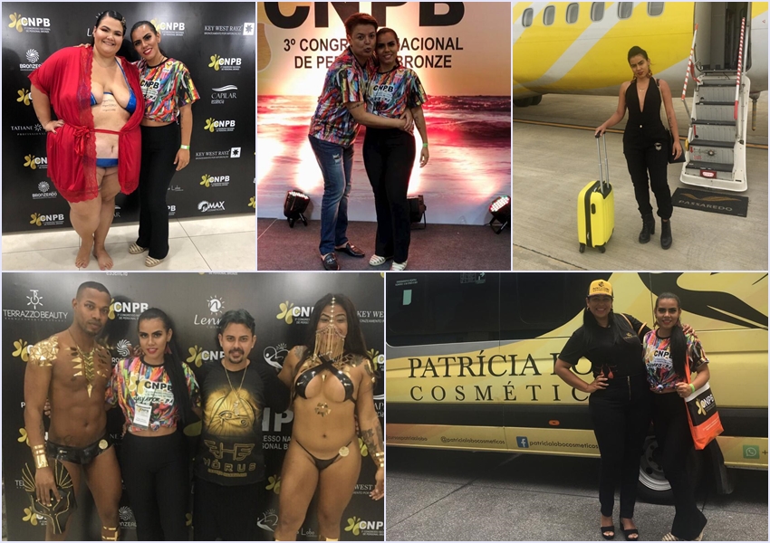 Tamyres Andrade participou do 3 º Congresso de Personal Bronze em Salvador