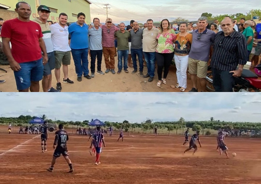 Novo campo de futebol é inaugurado no bairro Piçarrão em Livramento de Nossa Senhora