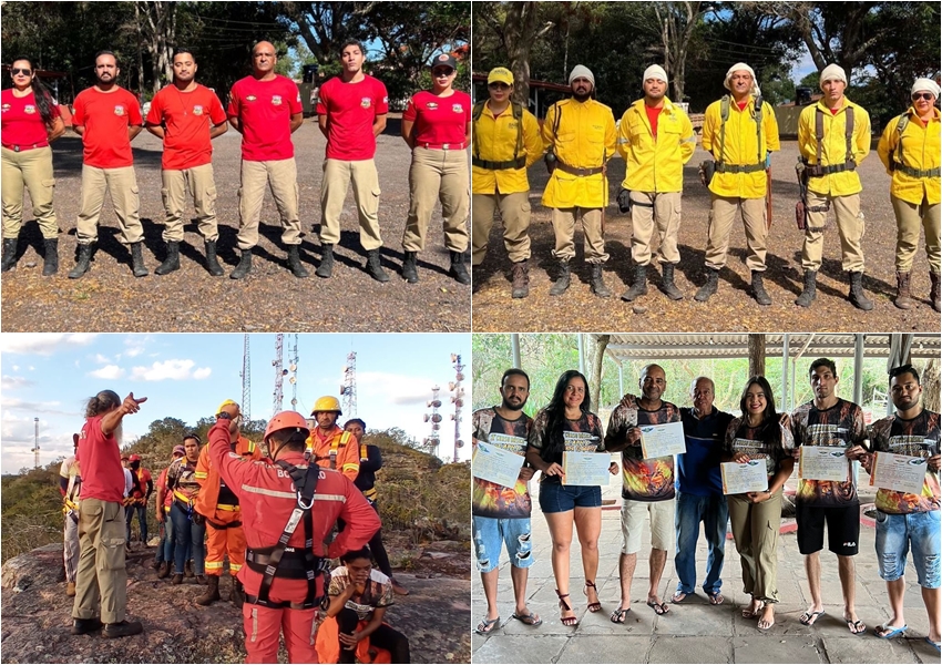 Guardiões Ambientais Serra das Almas recebem treinamento em resgate vertical