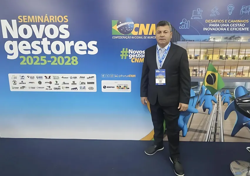 Prefeito eleito de Barra da Estiva participa de seminário da CNM para novos gestores