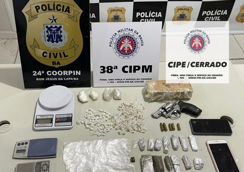 Polícia Civil cumpre mandados de busca e apreensão em Bom Jesus da Lapa relacionados ao tráfico de drogas e homicídios