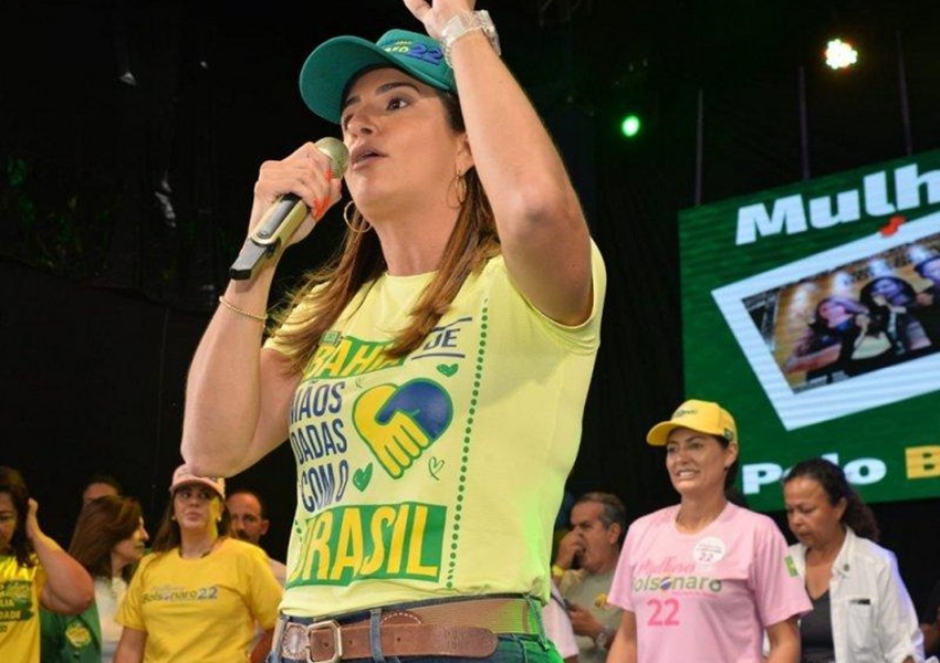 Roberta Roma destaca missão dos apoiadores de Bolsonaro na Bahia: 'Reverter votos'