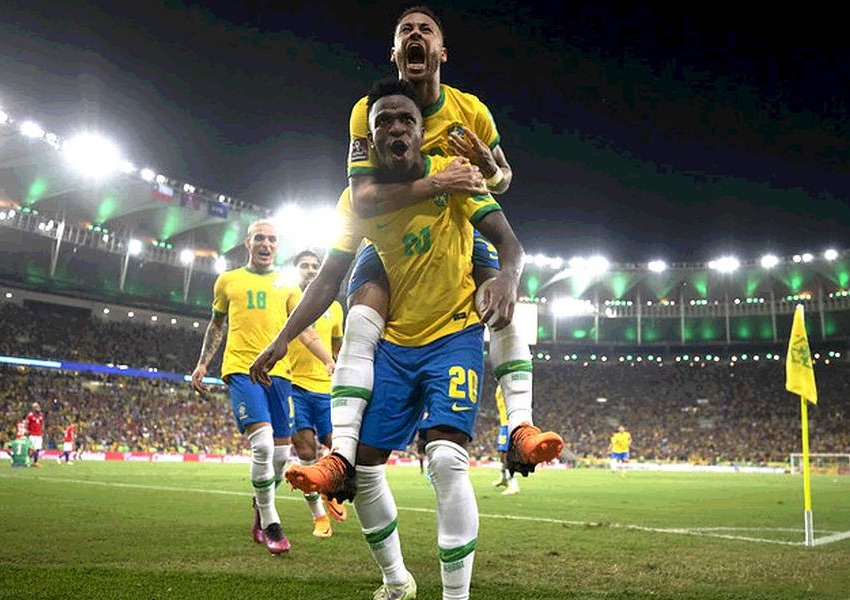 Na despedida dentro de casa, Brasil goleia o Chile no Maracanã