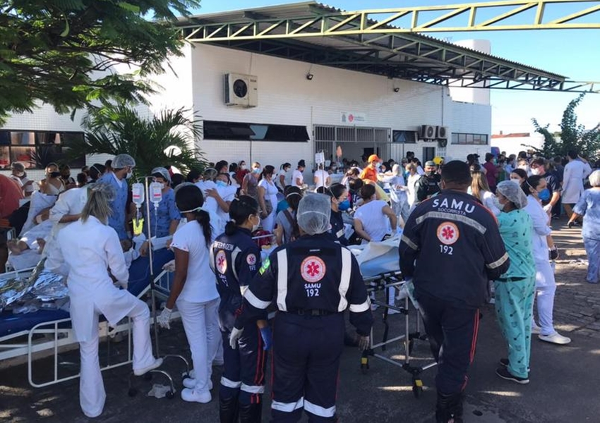 Dezenas de jornalistas são infectados pelo coronavírus após cobertura de incêndio em hospital em Aracaju