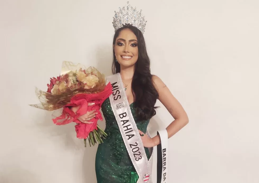 Barra da Estiva: Raissa Rodrigues é coroada Miss Universo Bahia 2023