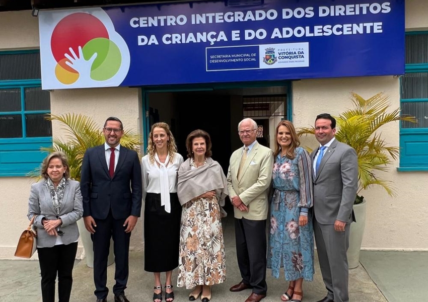 Fotos: Acompanhe momentos da visita da rainha Sílvia e do Rei Carl XVI Gustaf da Suécia a Vitória da Conquista