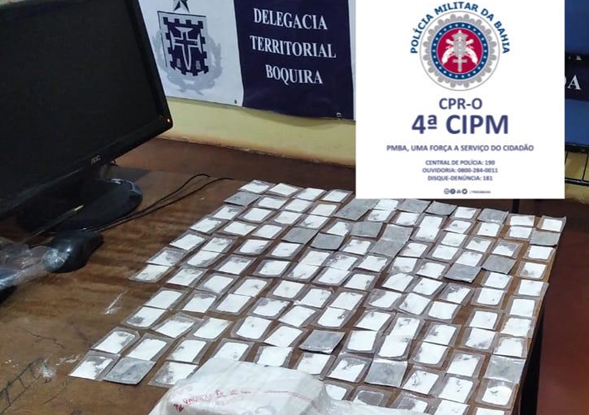 Preso passageiro que trazia drogas de SP para vender em Boquira