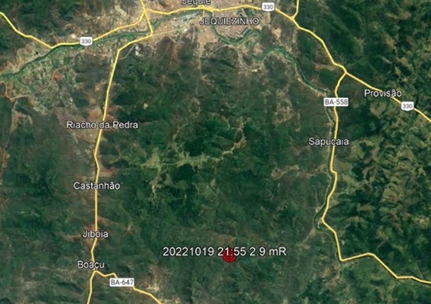 Tremor de terra é registrado no município de Jequié