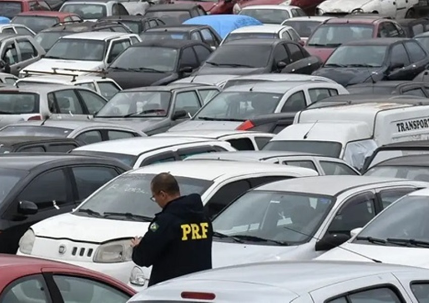 PRF realizará leilão online com mais de 300 veículos na Bahia
