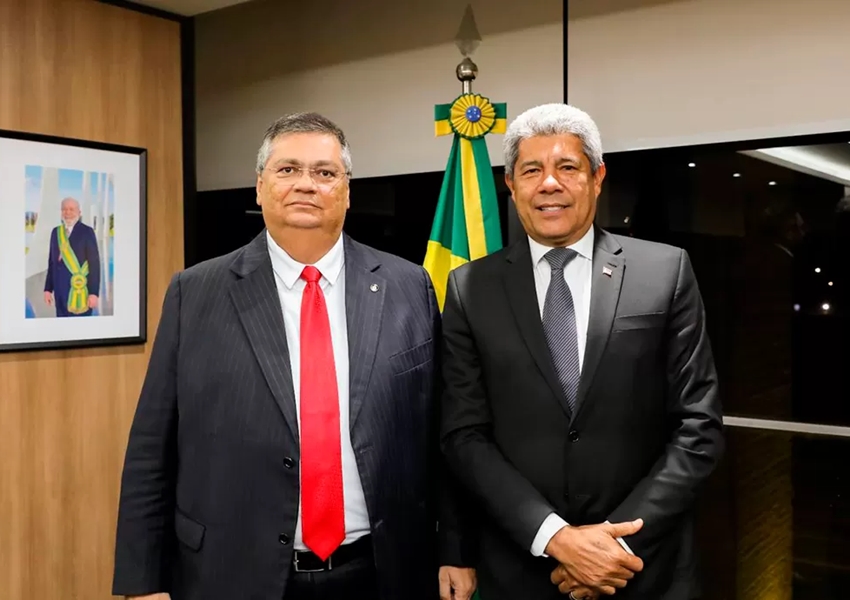 Jerônimo se reúne com ministro Flávio Dino e reforça parceria em ações de Segurança Pública