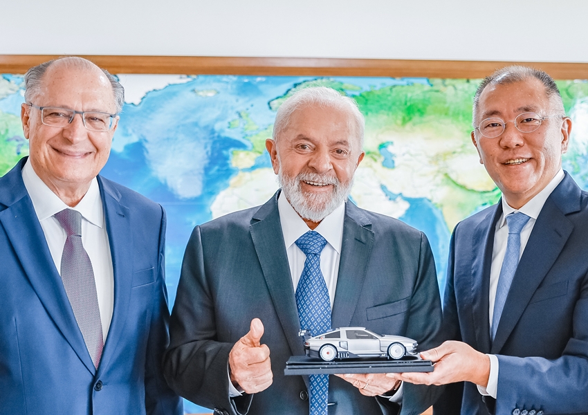 Presidente Lula anuncia investimento da Hyundai de US$ 1,1 Bilhão em tecnologia e hidrogênio verde no Brasil