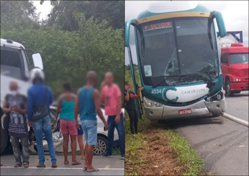 Acidente com carro da saúde de Tancredo Neves na BR-101 deixa 04 mortos