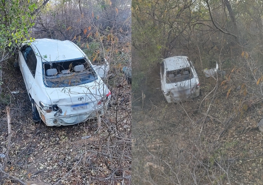 Acidente de Trânsito em Rio de Contas: Veículo sai da pista na Serra das Almas