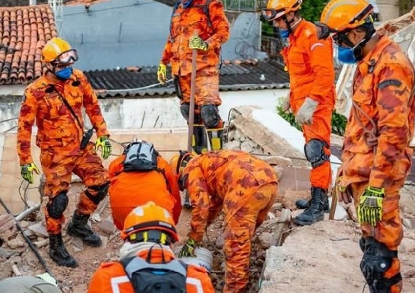 Número de mortos sobe para 6 em desabamento de prédio em Fortaleza