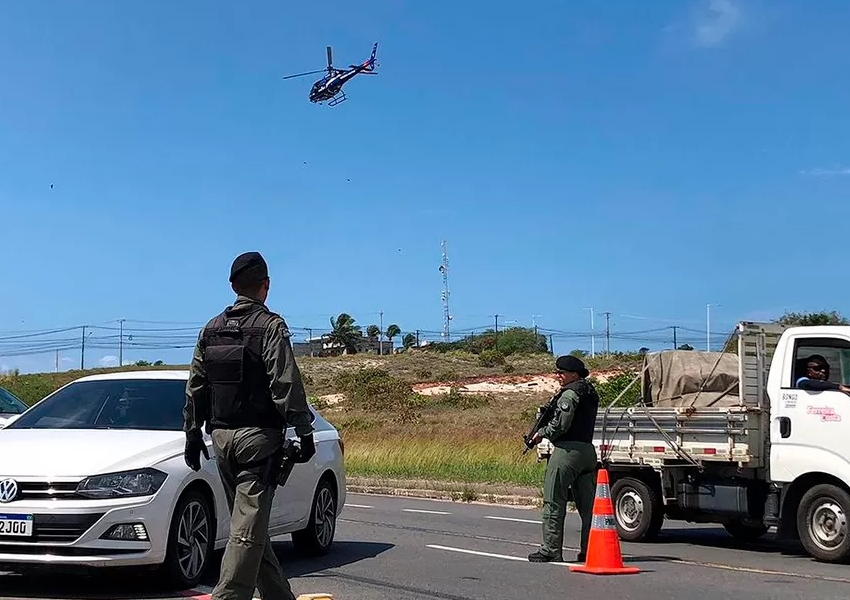  A 13ª Operação Força Total apreende armas, drogas, recupera veículos e captura foragidos da Justiça