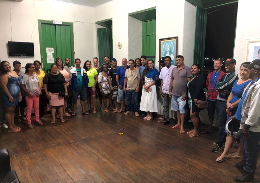 Ambulantes e barraqueiros participaram de reunião sobre  a Festa do Bom Jesus do Taquari