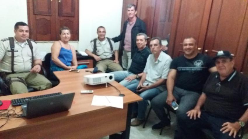 Comandante da 46 CIPM realiza primeira reunião com o CONSEP de Livramento 