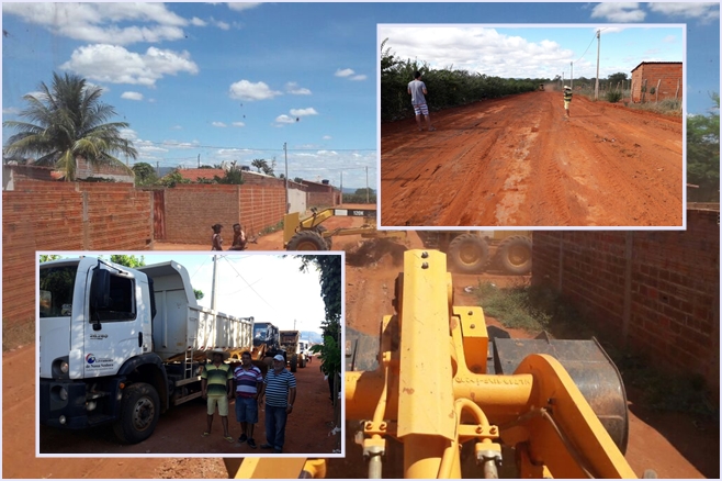 Prefeitura realiza serviços de limpeza no Bairro Benito Gama e Taquari