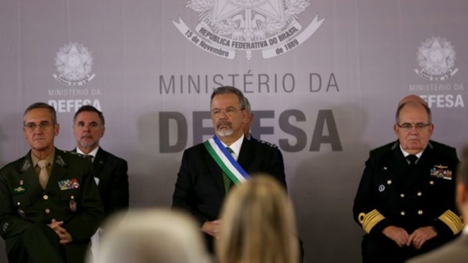 Em pronunciamento ministro da Defesa disse que Presidente não vai aceitar baderna